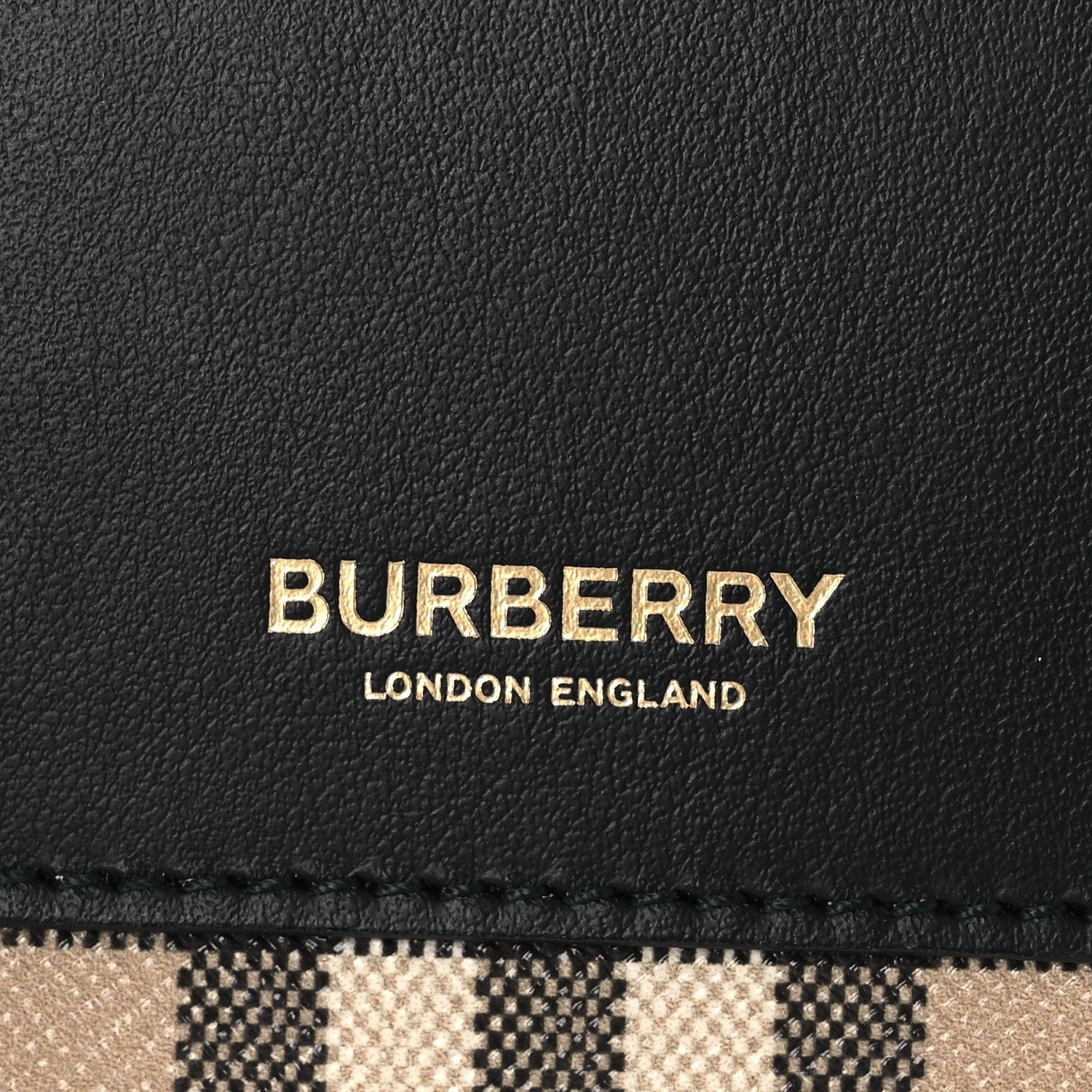 Burberry E-Canvas Calfskin Vintage Check Anne Phone Case With Strap Archive Beige 7 of 10