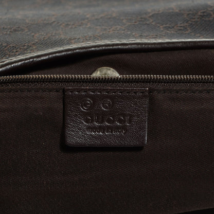 Gucci Monogram Medium New Britt Hobo Dark Brown 6 of 7