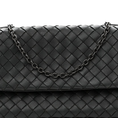 Bottega Veneta Nappa Intrecciato Small Chain Crossbody Black 9 of 11