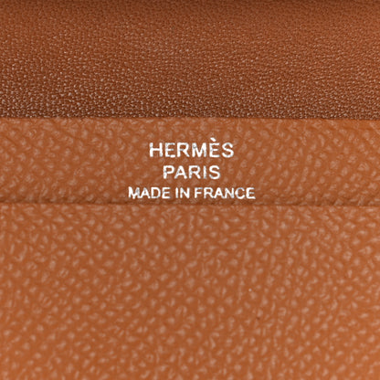 Hermes Epsom Bearn Card Holder Wallet Gold 6 of 8