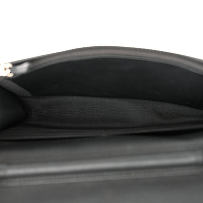 Chanel Lambskin Camellia Studded Wallet on Chain WOC Grey 5 of 18