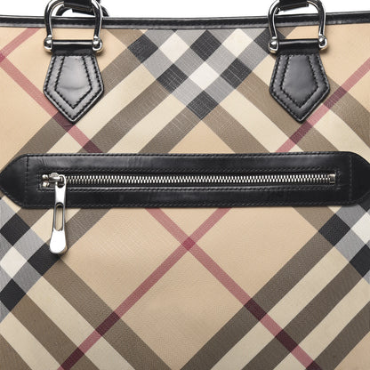 Burberry Supernova Check Tote Black 15 of 15