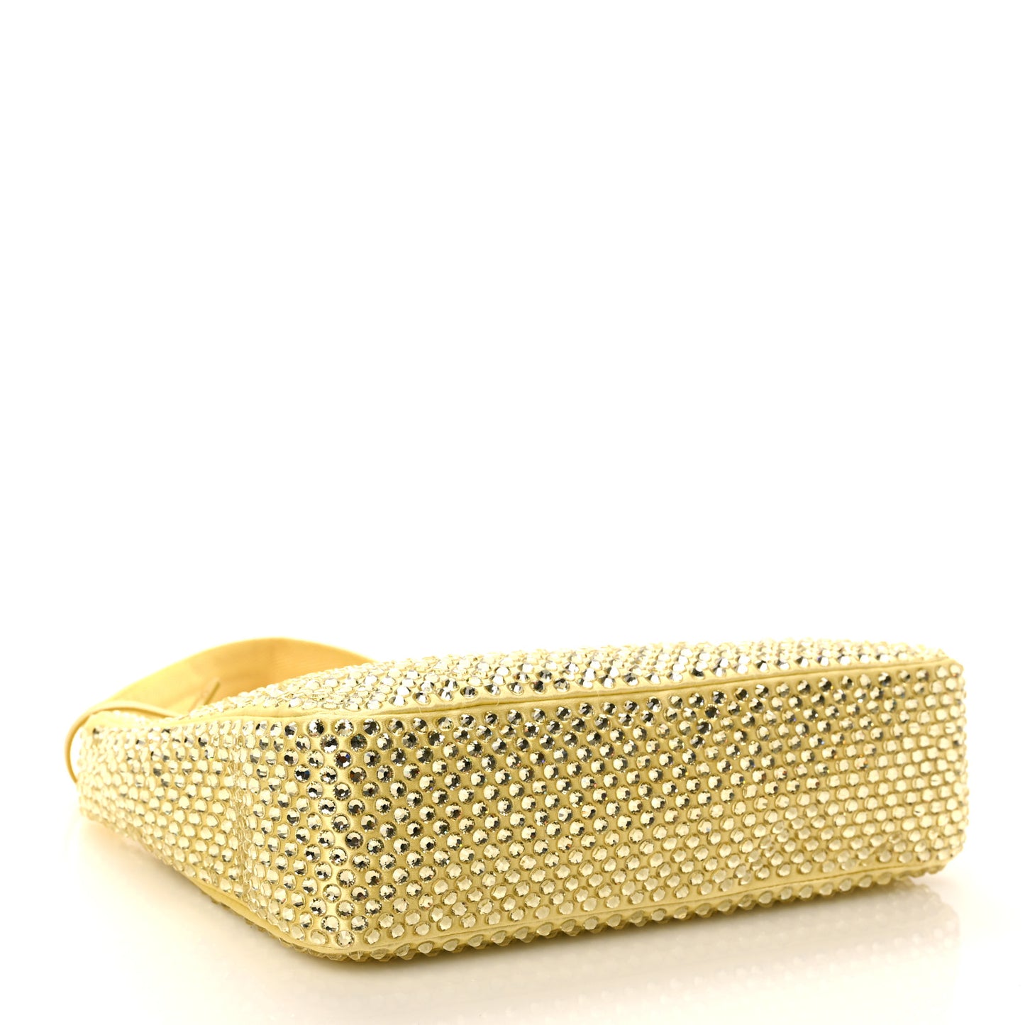 Satin Crystal Mini Re-Edition 2000 Bag Ananas