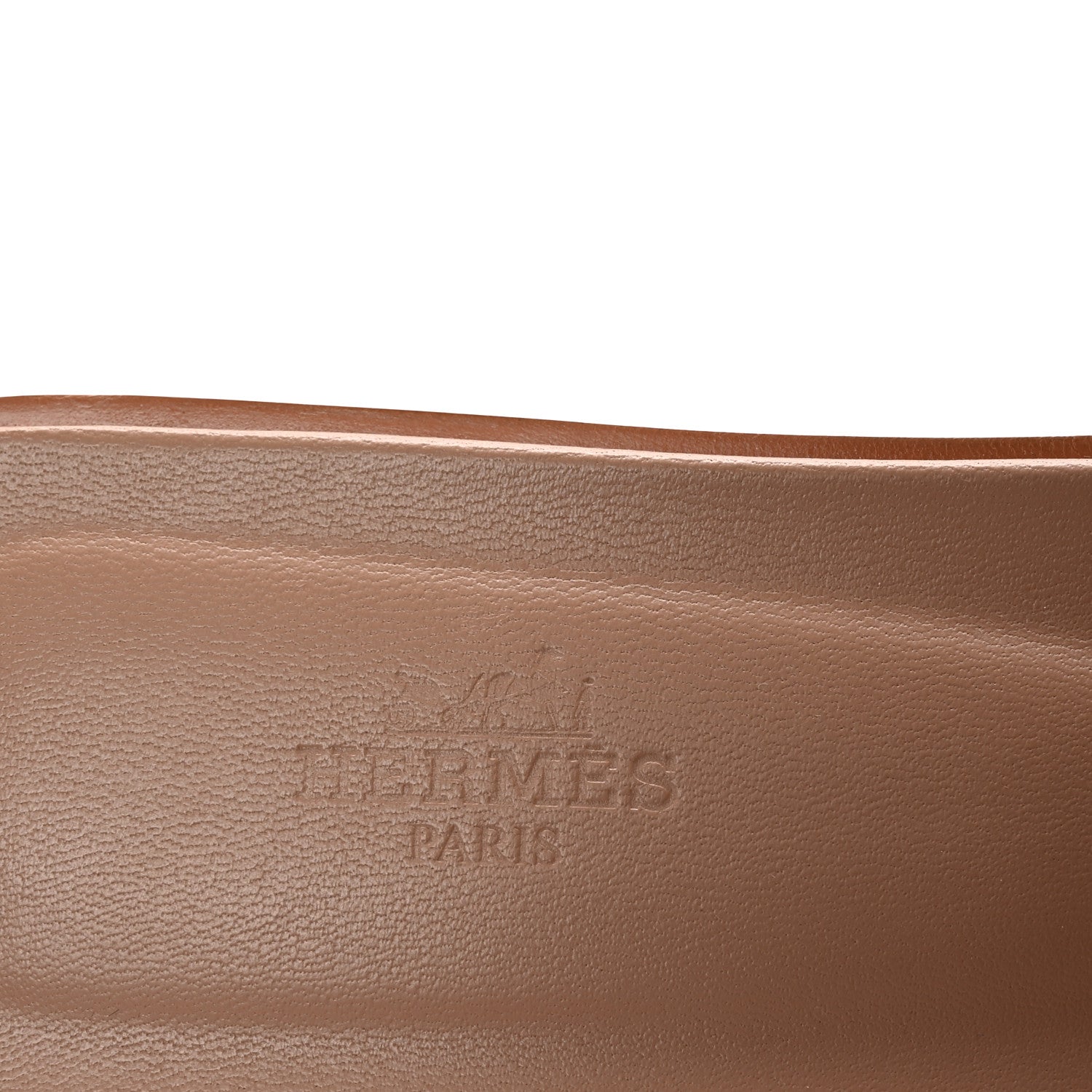 Hermes Metallic Calfskin Oran Sandals 39 Rose Dore 8 of 10
