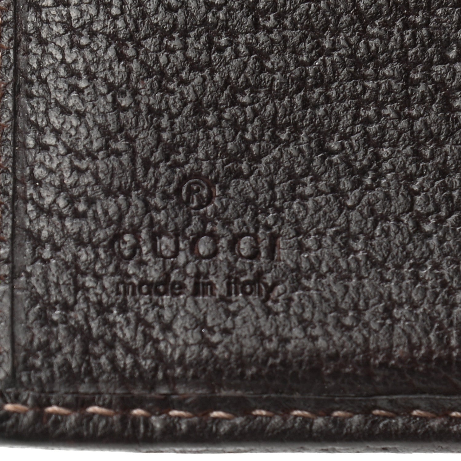 Gucci Monogram Abbey Continental Wallet Dark Brown 9 of 11