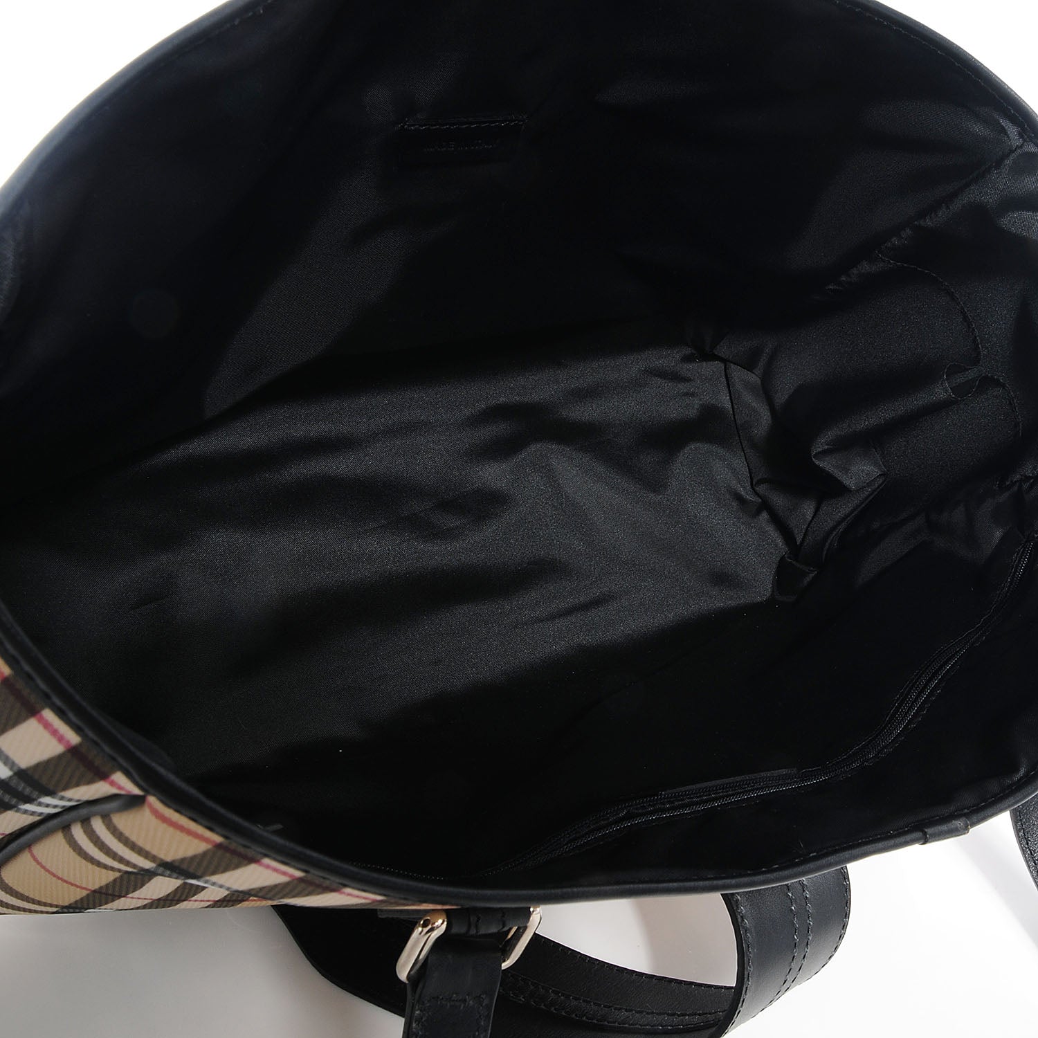 Burberry Nova Check Diaper Bag Black 5 of 9