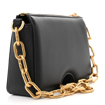 Off-White OFF WHITE Calfskin Burrow 22 Chain Bag Black 3 of 9