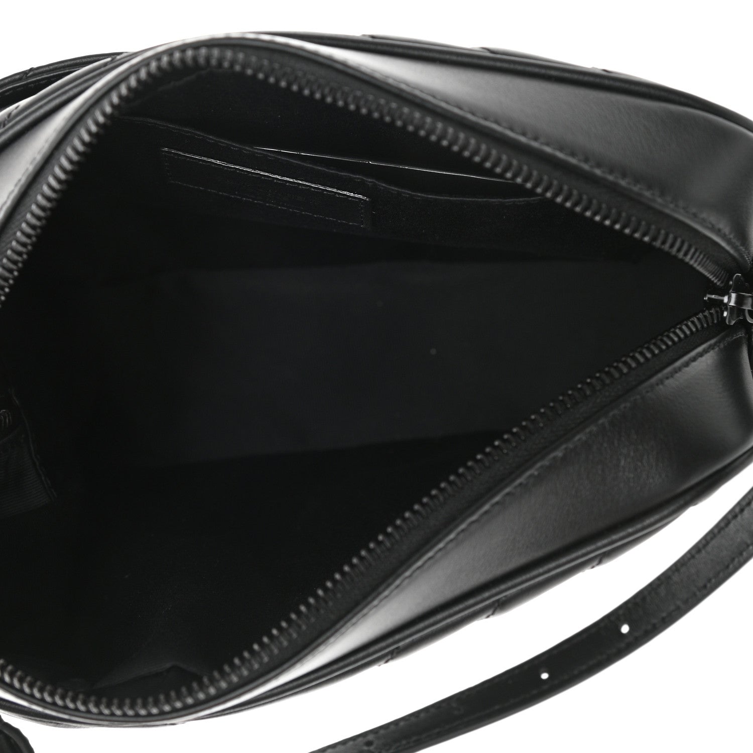 Saint Laurent Calfskin Matelasse Monogram Monochrome Lou Camera Bag Black 5 of 10