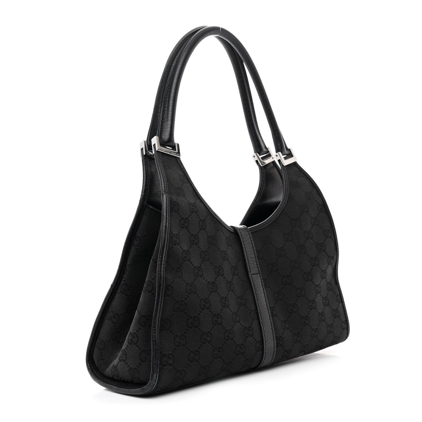 Monogram Jackie Shoulder Bag Black