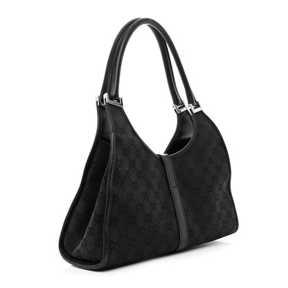 Gucci Monogram Jackie Shoulder Bag Black 3 of 11