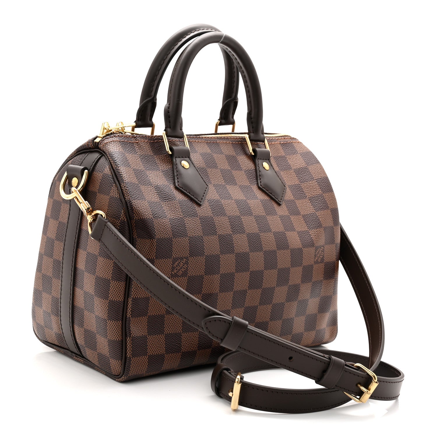 Louis Vuitton Damier Ebene Speedy Bandouliere 25 3 of 10