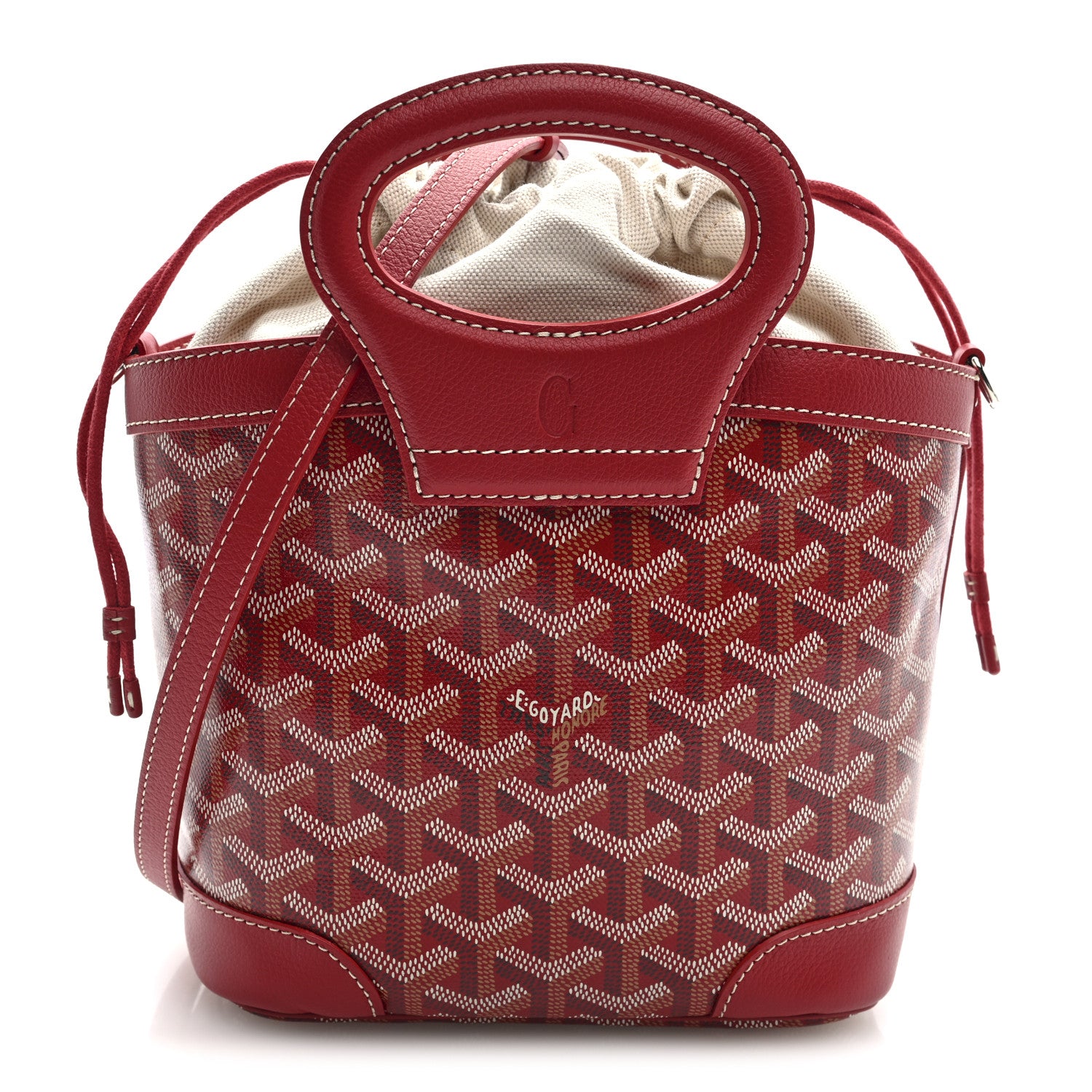 Goyard Goyardine Beluga Mini Red 1 of 9