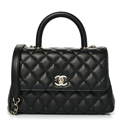 Chanel Caviar Quilted Mini Coco Handle Flap Black 1 of 10