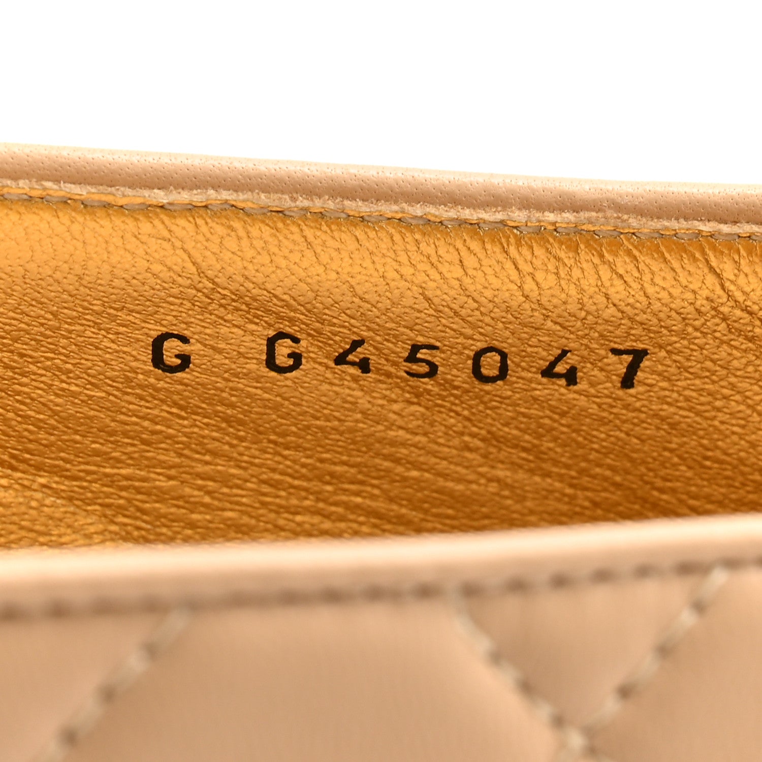 Chanel Lambskin Quilted CC Ballerina Flats 38.5 Light Beige 6 of 9