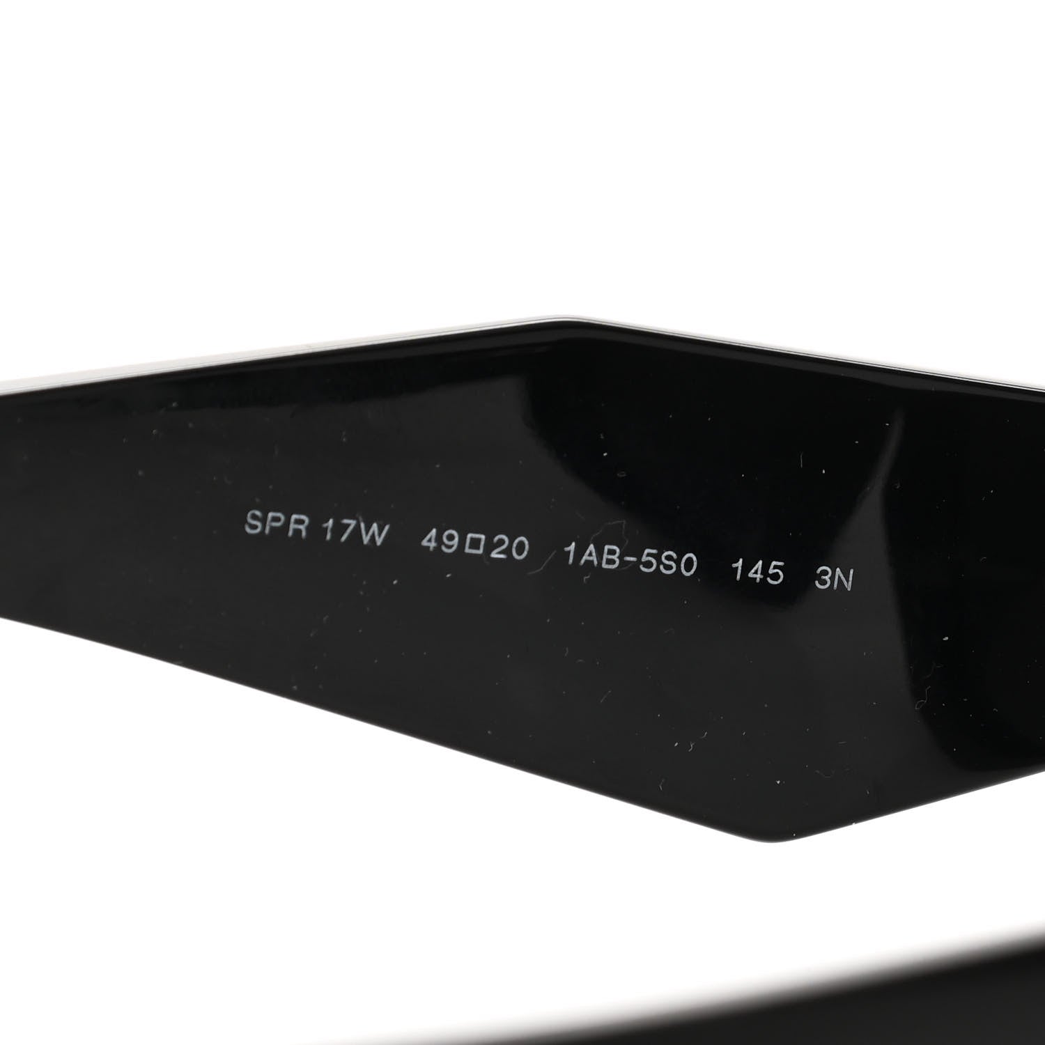 Prada Acetate Symbole Sunglasses SPR 17W Black 6 of 6