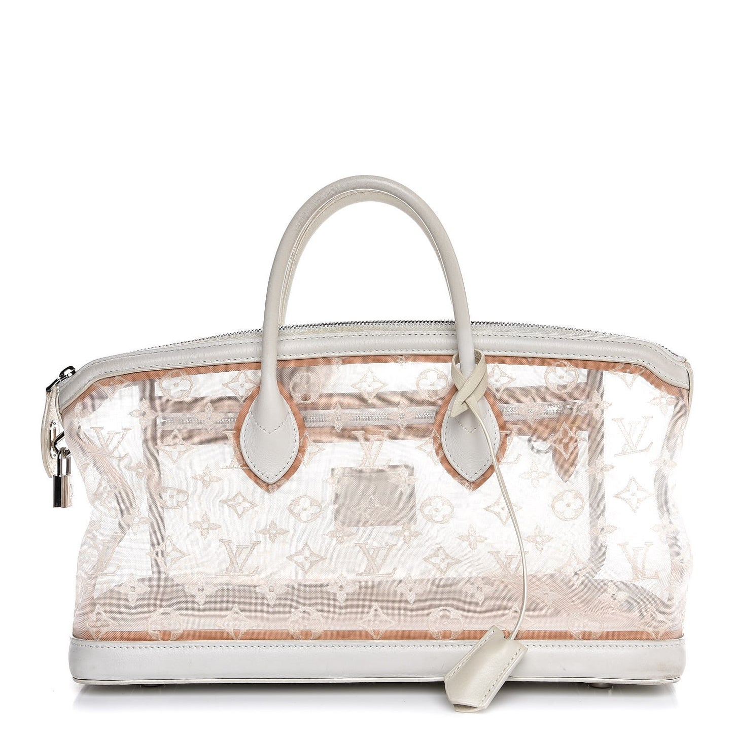 Monogram Transparence Lockit East-West White