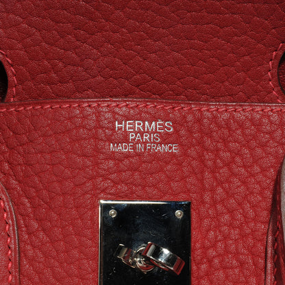 Hermes Fjord Birkin 35 Rouge Vif 8 of 12