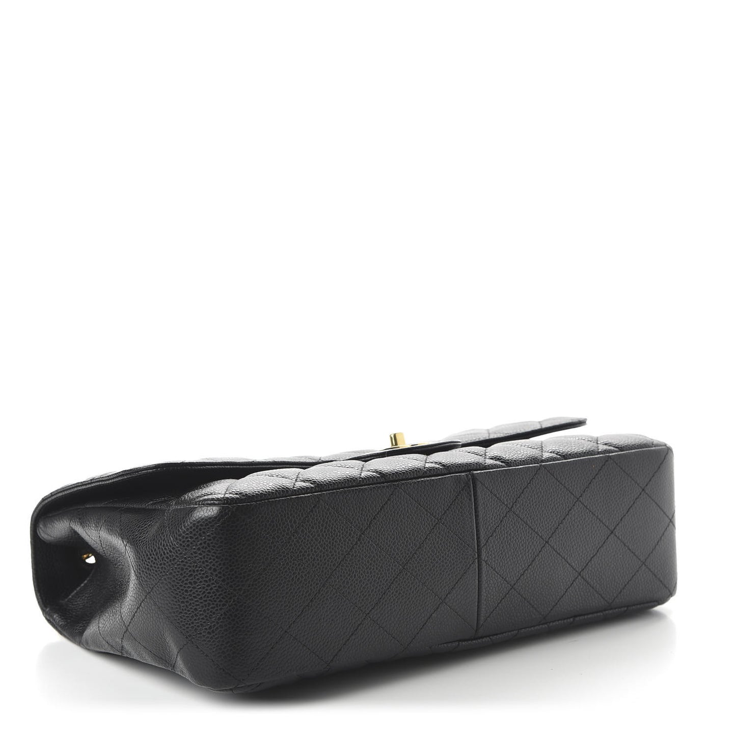 Caviar Quilted Jumbo Single Flap Black