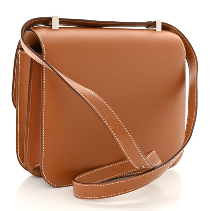 Hermes Grained Monsieur Lizard Constance 24 Gold Ombre 3 of 11