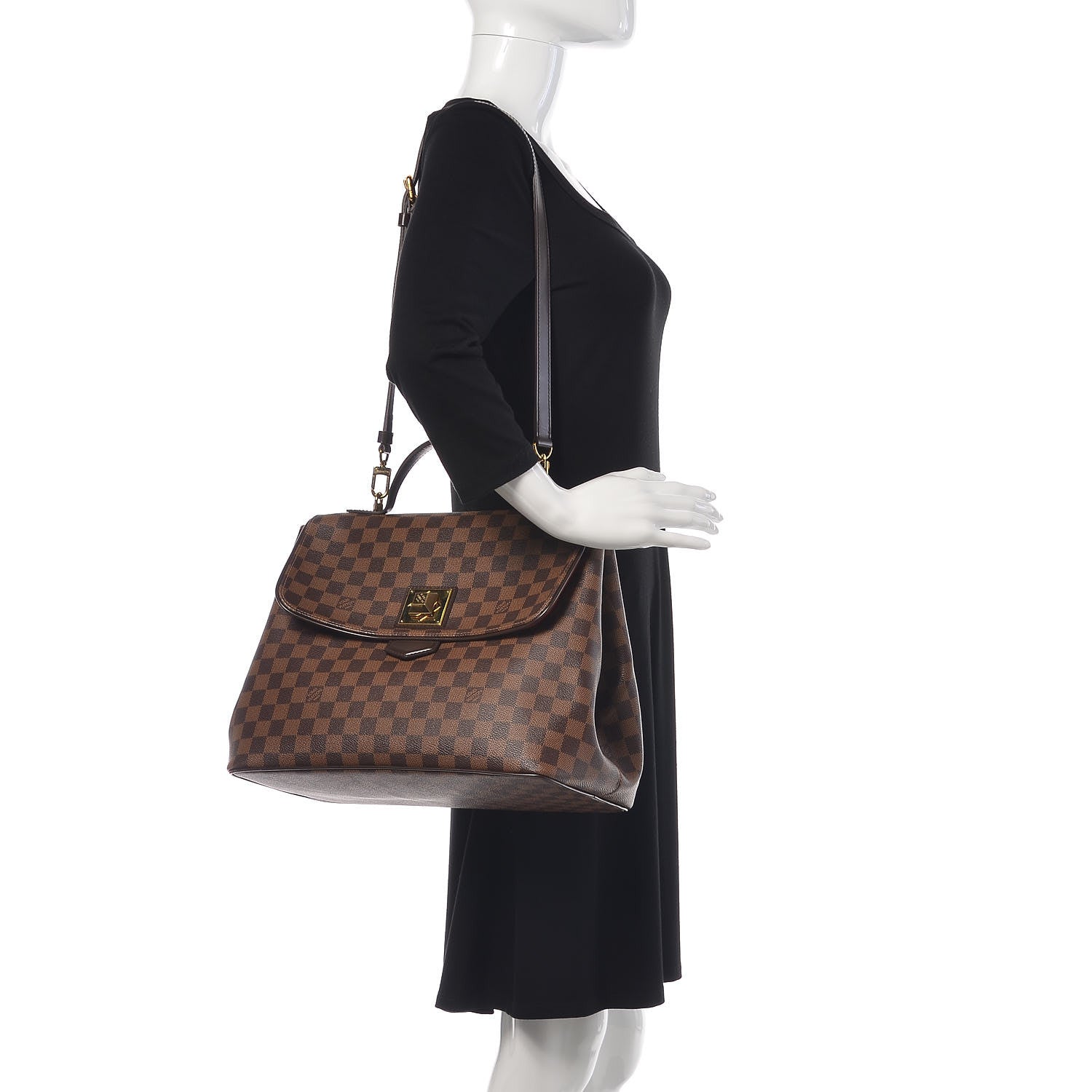 Louis Vuitton Damier Ebene Bergamo GM 2 of 11