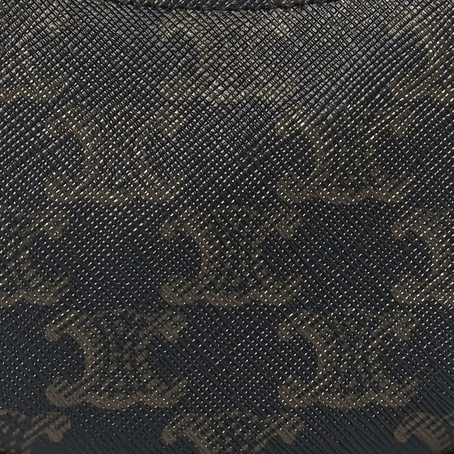 Canvas Calfskin Mini Ava Triomphe Shoulder Bag Tan