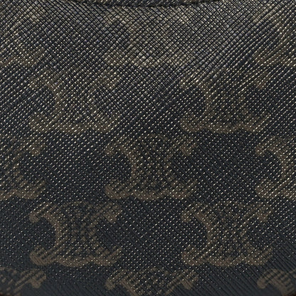 Celine Canvas Calfskin Mini Ava Triomphe Shoulder Bag Tan 9 of 11