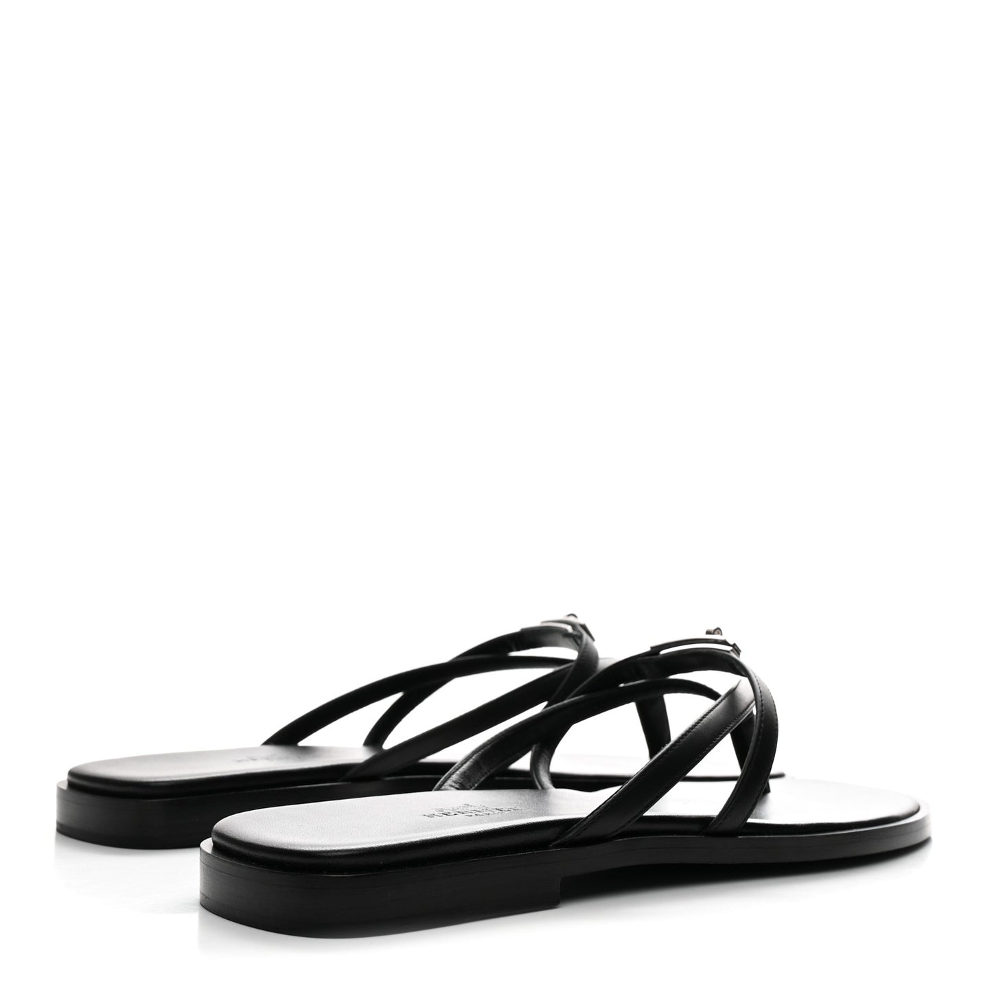 Calfskin Miss Sandals 38 Black