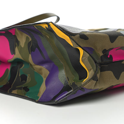 Valentino Garavani Nappa Camouflage Rockstud Vertical Tote Multicolor 8 of 10