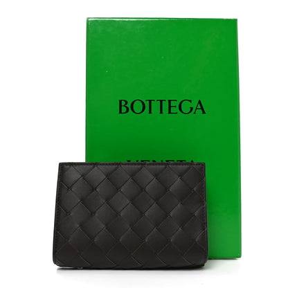 Bottega Veneta Nappa Intrecciato Bifold Zip Wallet Shadow Olive Oil 7 of 7