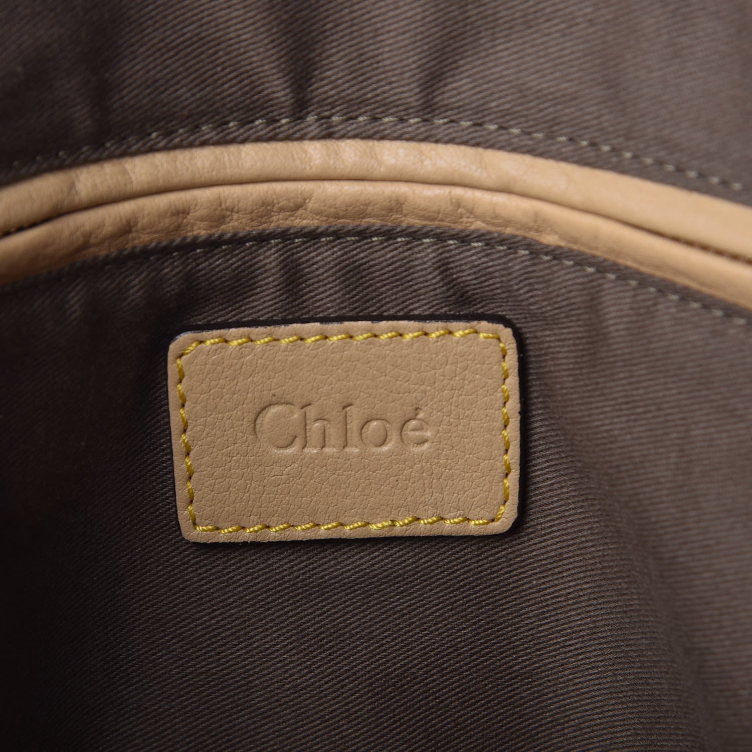Chloe Calfskin Medium Marcie Satchel Sand Shell 6 of 12