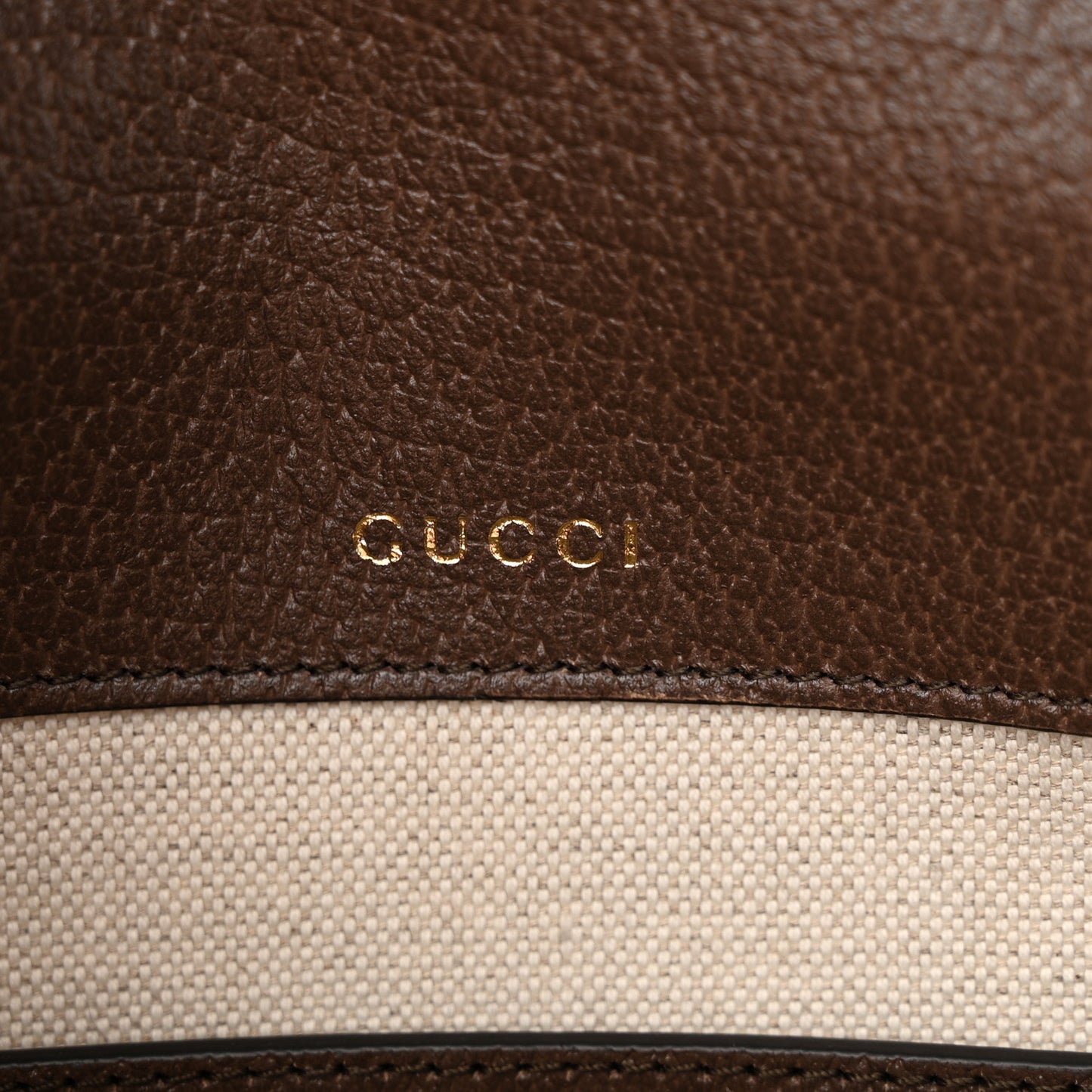 Monogram Jumbo GG Textured Dollar Calfskin Web Mini Horsebit 1955 Shoulder Bag Camel Ebony New Acero