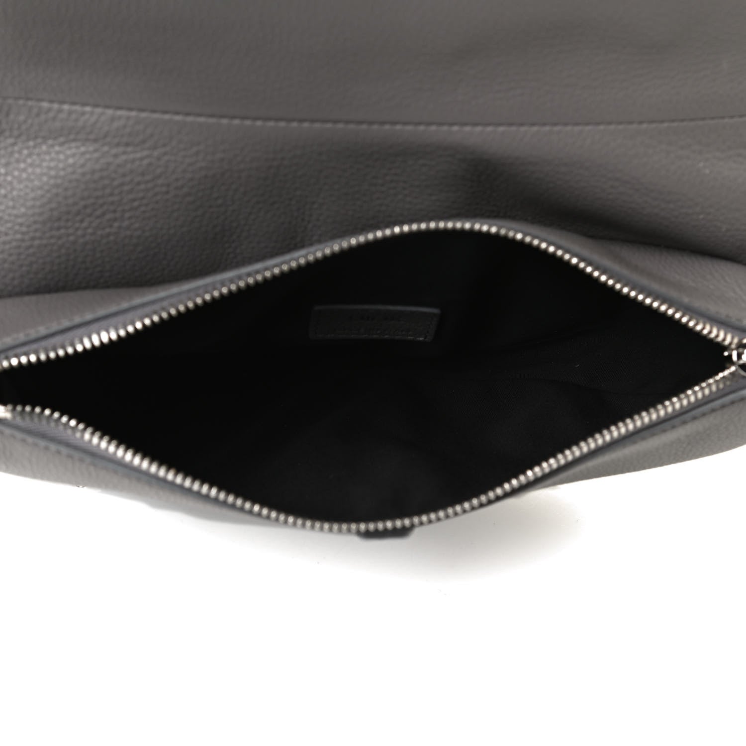 Christian Dior Calfskin Mens Saddle Bag Grey 6 of 15