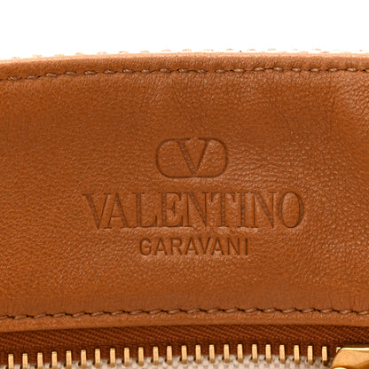 Valentino Garavani Nappa Canvas Small Viva Superstar Shopping Tote Natural Spice 6 of 9