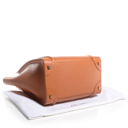 Celine Smooth Calfskin Mini Luggage Bag Light Copper 4 of 8