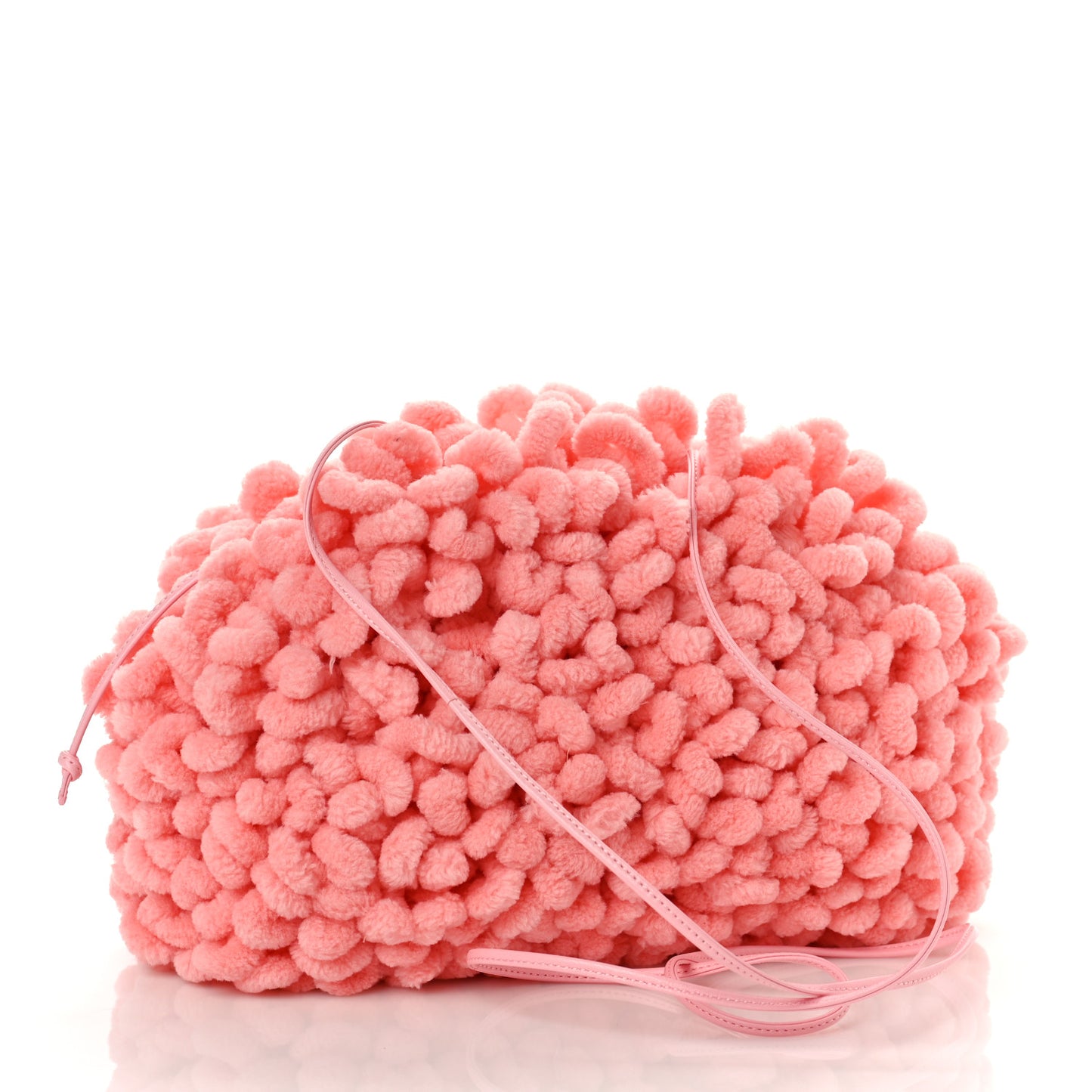 Chenille The Mini Pouch Pink