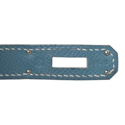 Hermes Epsom Birkin 30 Blue Jean 9 of 10