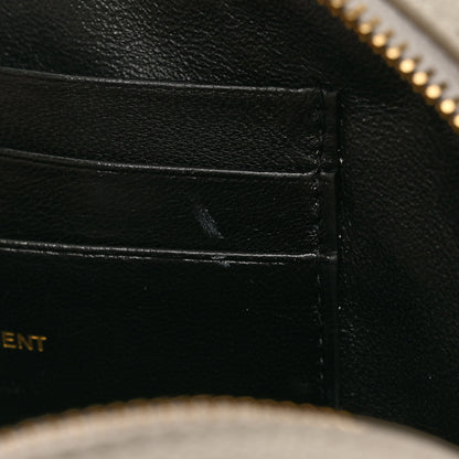 Saint Laurent Grain De Poudre Matelasse Monogram Mini Lou Camera Bag Crema Soft 10 of 10