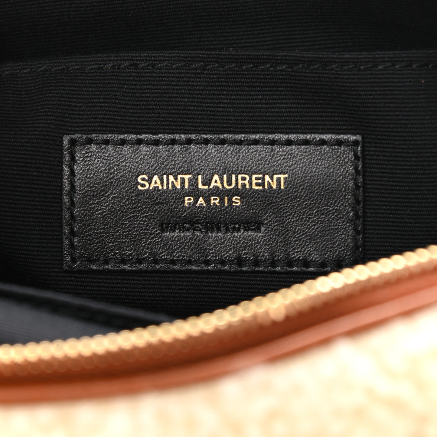 Shearling Monogram Lou Belt Bag Beige