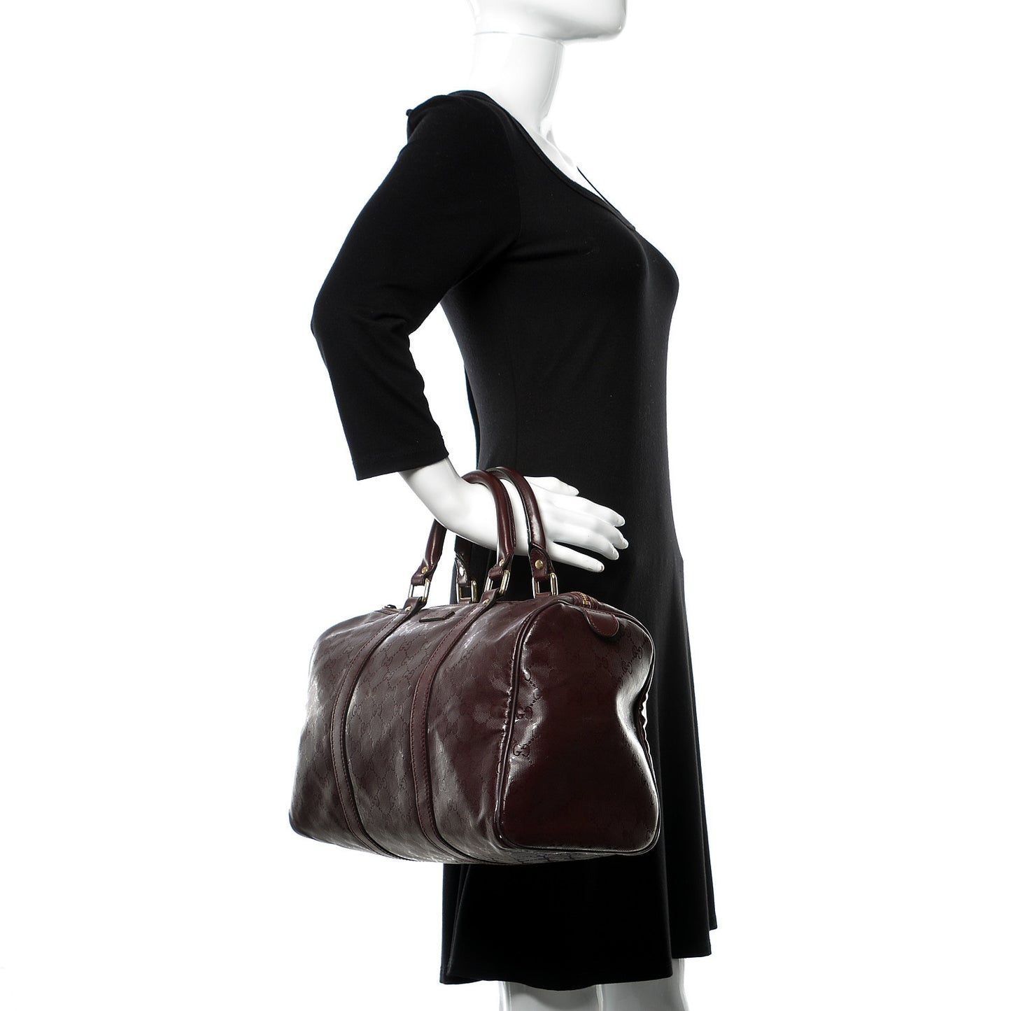 Imprime Monogram Medium Joy Boston Bordeaux