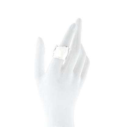 Tiffany Sterling Silver Elsa Peretti Bone Ring 54 7 2 of 5