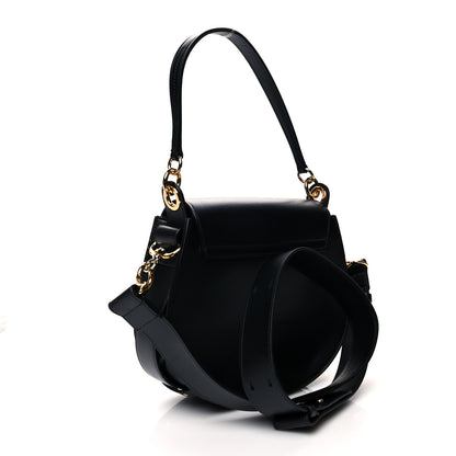 Chloe Calfskin Suede Large Tess Bag Black 3 of 9