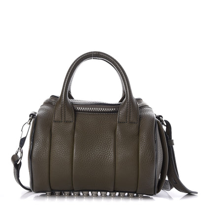 Alexander Wang Pebbled Lambskin Mini Rockie Green Silver Hardware 1 of 7