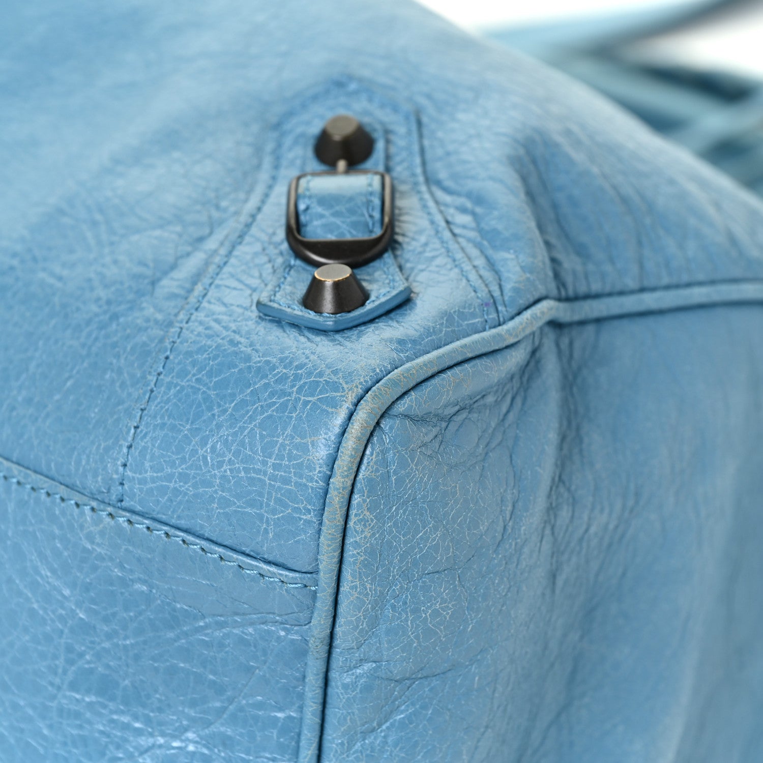 Balenciaga Agneau Classic Hardware Velo Bleu Indigo 11 of 17