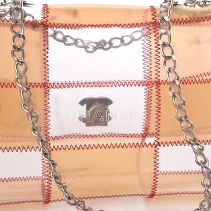 Chanel PVC Stitched Flap Beige Pink 15 of 18