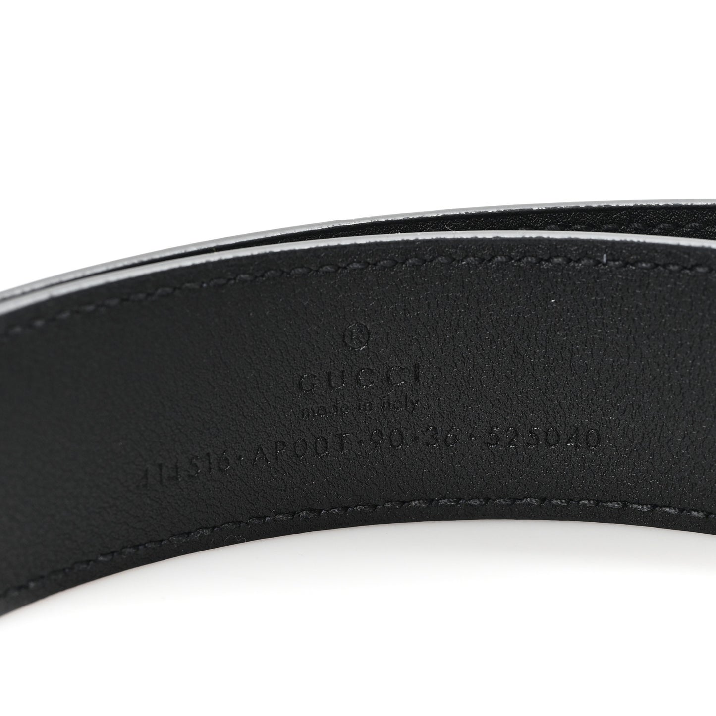 Calfskin Double G 30mm Belt 90 36 Black