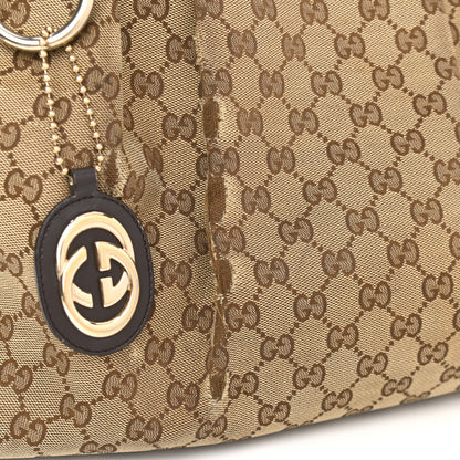 Gucci Monogram Medium Sukey Tote Dark Brown 11 of 15