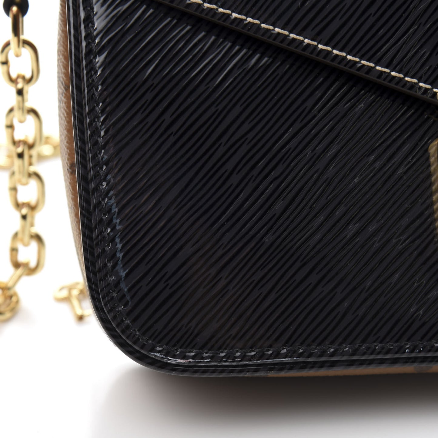 Shiny Epi Reverse Monogram Pochette Metis Mini Marine