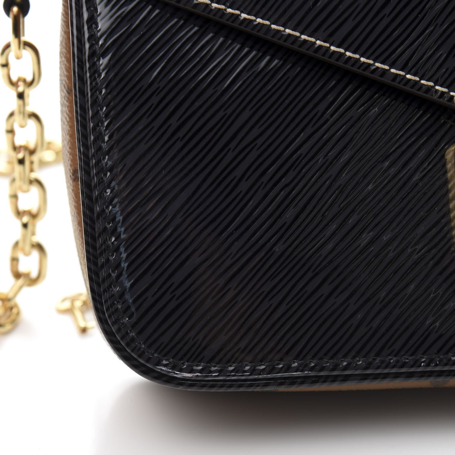 Louis Vuitton Shiny Epi Reverse Monogram Pochette Metis Mini Marine 11 of 14