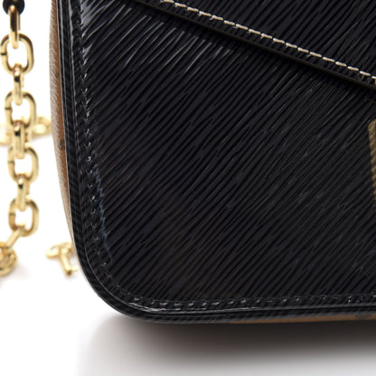 Louis Vuitton Shiny Epi Reverse Monogram Pochette Metis Mini Marine 11 of 14