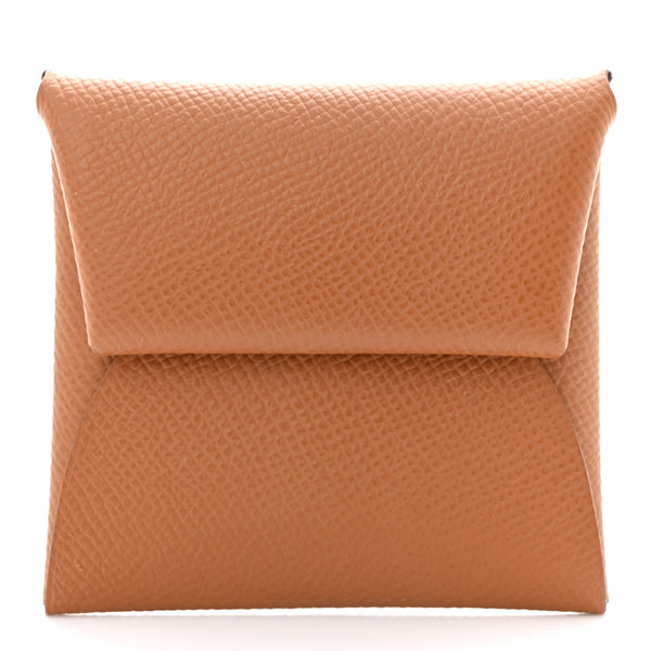 Hermes Epsom Bastia Verso Coin Purse Gold Vert Fizz 1879392